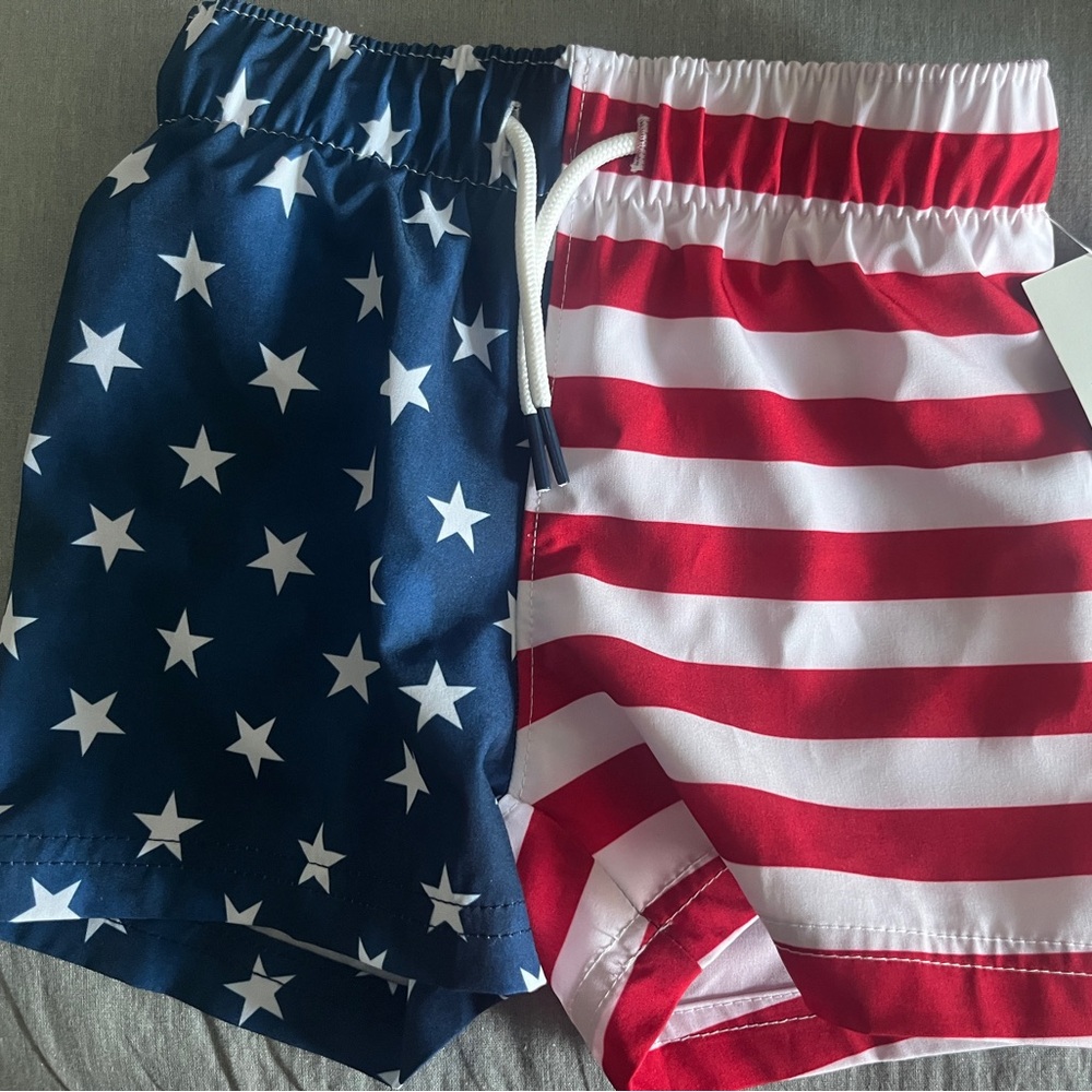 Old Navy Kids Star & Stripe Bathing Suit 18-24 mos